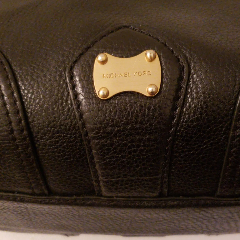 SALE Michael Kors Black Leather Satchel Handbags - Picture 2 of 7